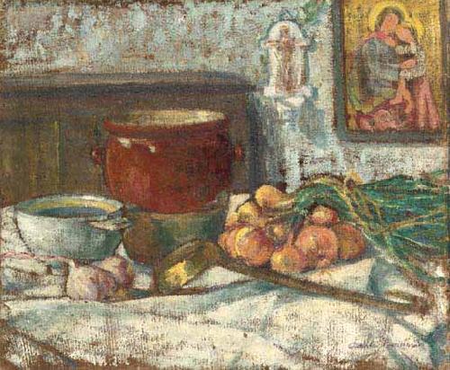 Emile Bernard Nature morte aux oignons oil painting image